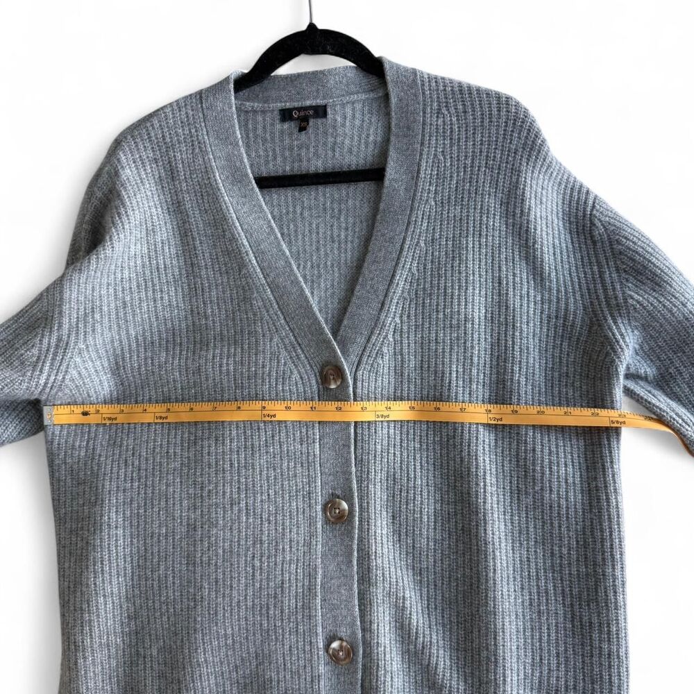 Quince Mongolian Cashmere Oversized Boyfriend Cardigan Sweater Size XS - Picture 5 of 7